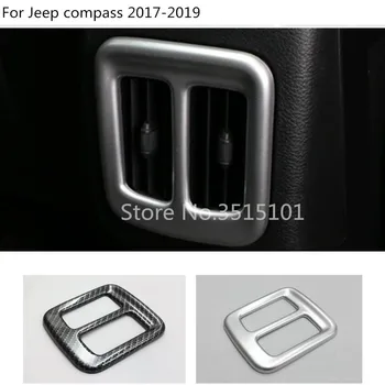 

Car body styling garnish trim rear back tail Air conditioning Outlet Vent lamp 1pcs For Jeep compass 2017 2018 2019 2020