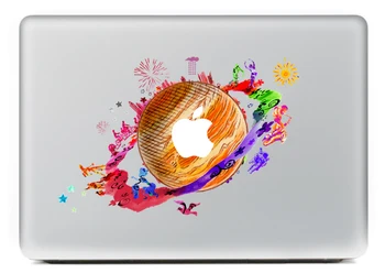 

Abstract earth DIY Personality Vinyl Decal Laptop Sticker for macbook Pro Air 13 inch Cartoon laptop Skin shell for mac book