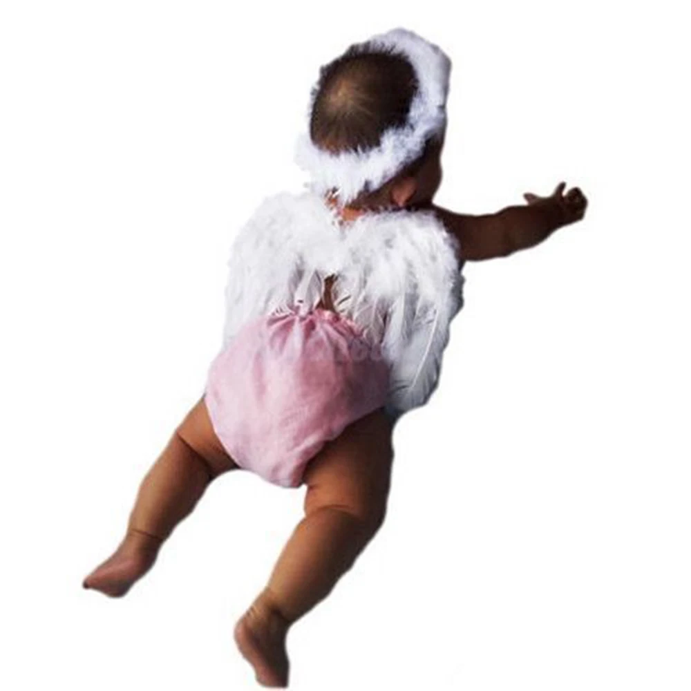 Buy Infant Newborn Baby Angel Fairy Wing Costume Photo Prop for Children's Day