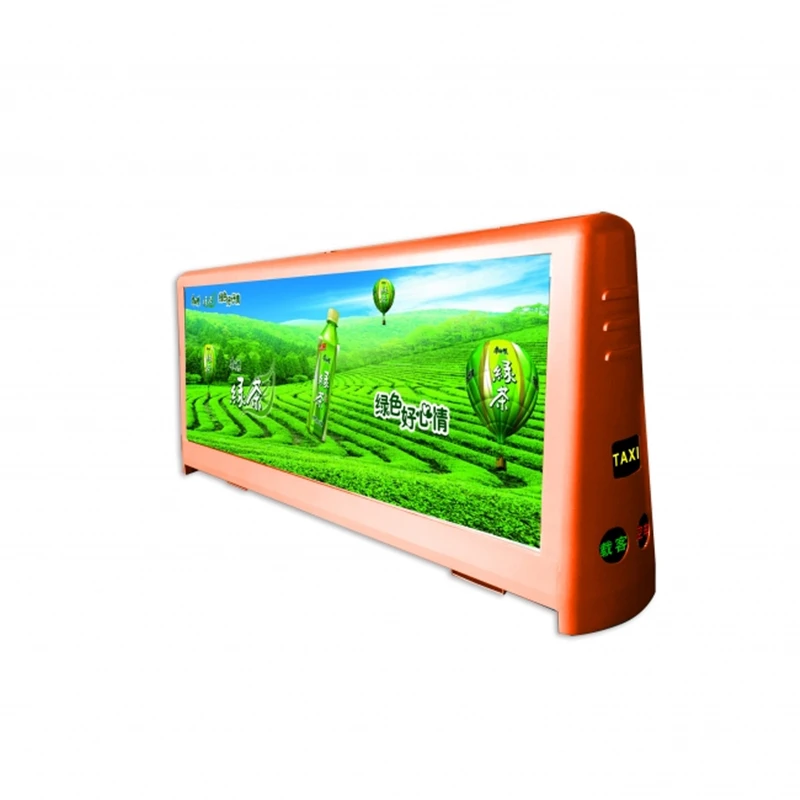 

High definition P5 Led display screen advertising screen led car bus taxi cars top led electronic screen Size 960mm*320mm