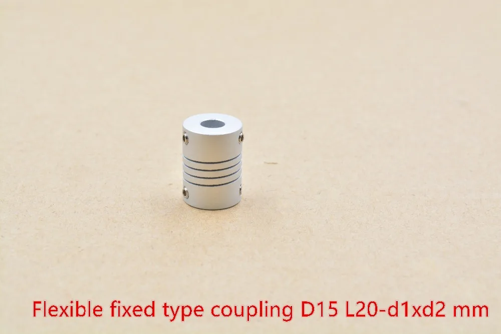 

D15 L20 hole minimum 2mm maximum 8mm shaft coupler flexible coupling stepper motor encode for linear shaft optical axis 1pcs