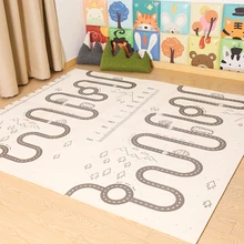 XPE детский игровой коврик, коврик для ползания, двойная поверхность, Детский ковер, развивающий коврик для детей, игровой коврик, игровой коврик, декор детской комнаты