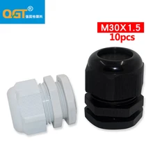 10 шт Высокое качество IP68 M30 Водонепроницаемый нейлоновый кабельный сальник для герметизации провода