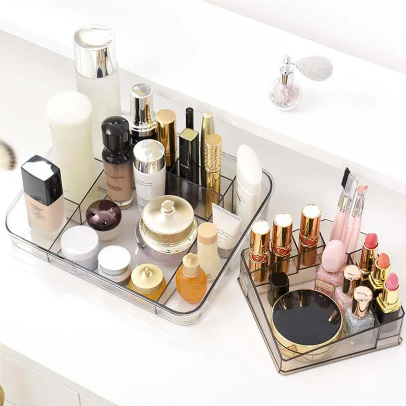 

Cosmetic Storage Box Organizer Desktop Acrylic Makeup Storage Case Holder Brush Finishing Box Skin Care Lipstick Storage Rack