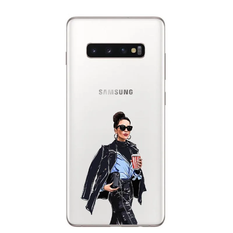 Чехол для Samsung Galaxy S20 чехол S10Plus силиконовый из ТПУ телефона Ultra S8 S9 S10e A51 A71