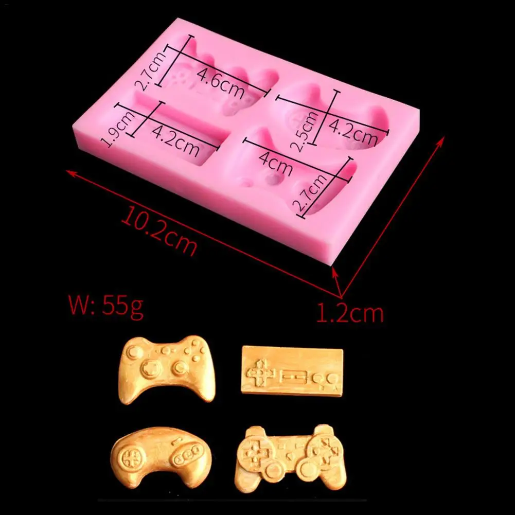 Practical Silicone Bakeware Mold For Cake Chocolate Jelly Pudding Dessert Molds Game Controller Shape Home Kitchen Baking Tools Practical Silicone Bakeware Mold For Cake Chocolate Jelly Pudding Dessert Molds Game Controller Shape Home Kitchen Baking Tools