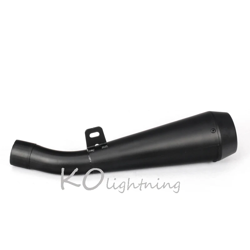 Kawasaki ZX6R ZX636 Motorcycle Exhaust Muffler Pipe Slip-On Black Exhaust System 2009-2016 image 3