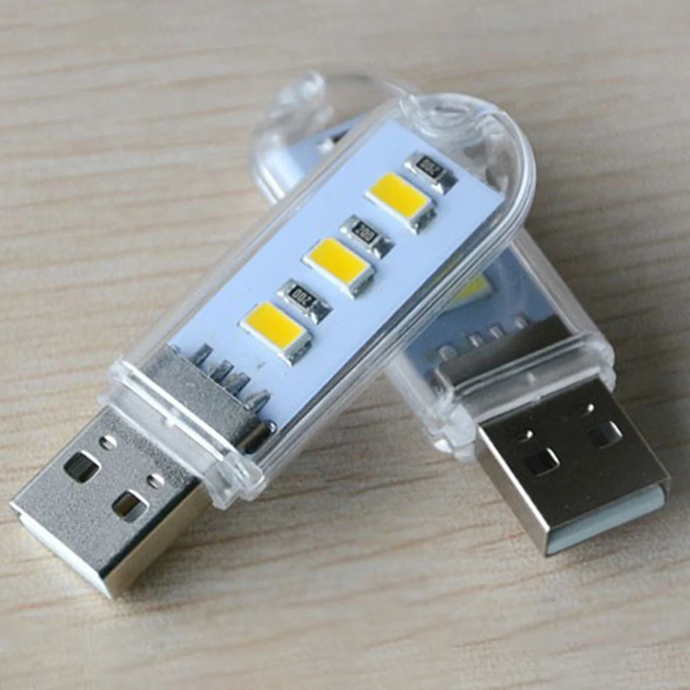 1 шт. USB Светодиодная лампа для чтения 5730 лампы кемпинг лампа для ПК компьютер-лэптоп ноутбук мобильные зарядное устройство чтения лампа