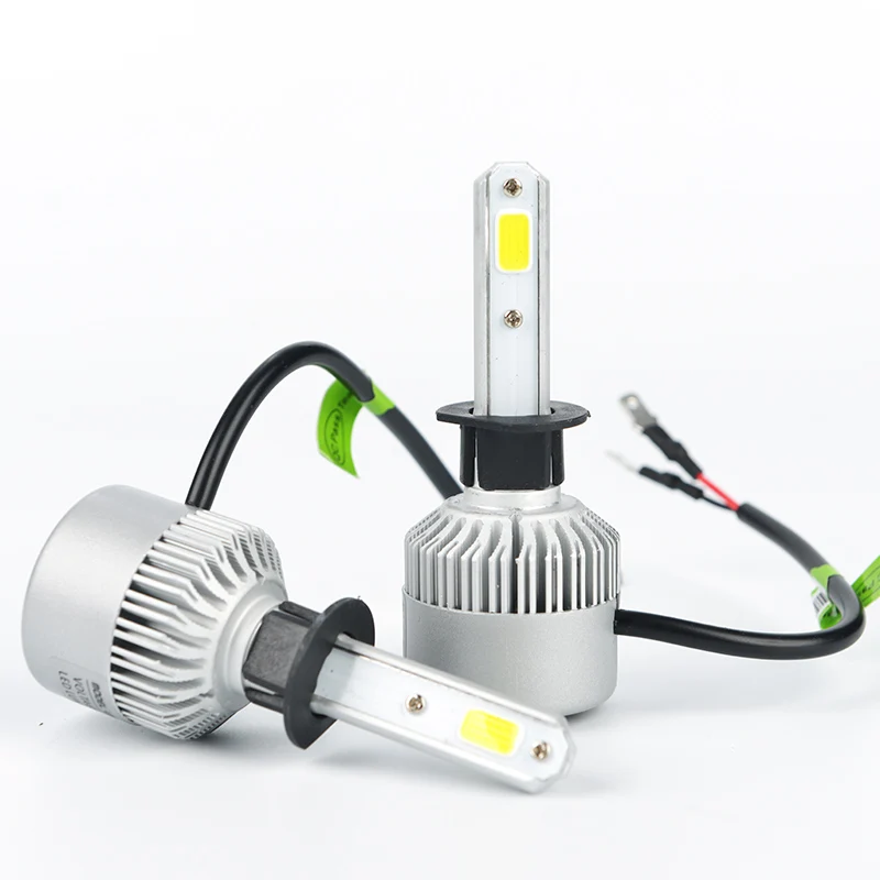 LDDCZENGHUITEC H4 H7 H11 9005 9006 H13 Автомобильные светодиодные лампы для фар 80 Вт 8000LM COB чипы