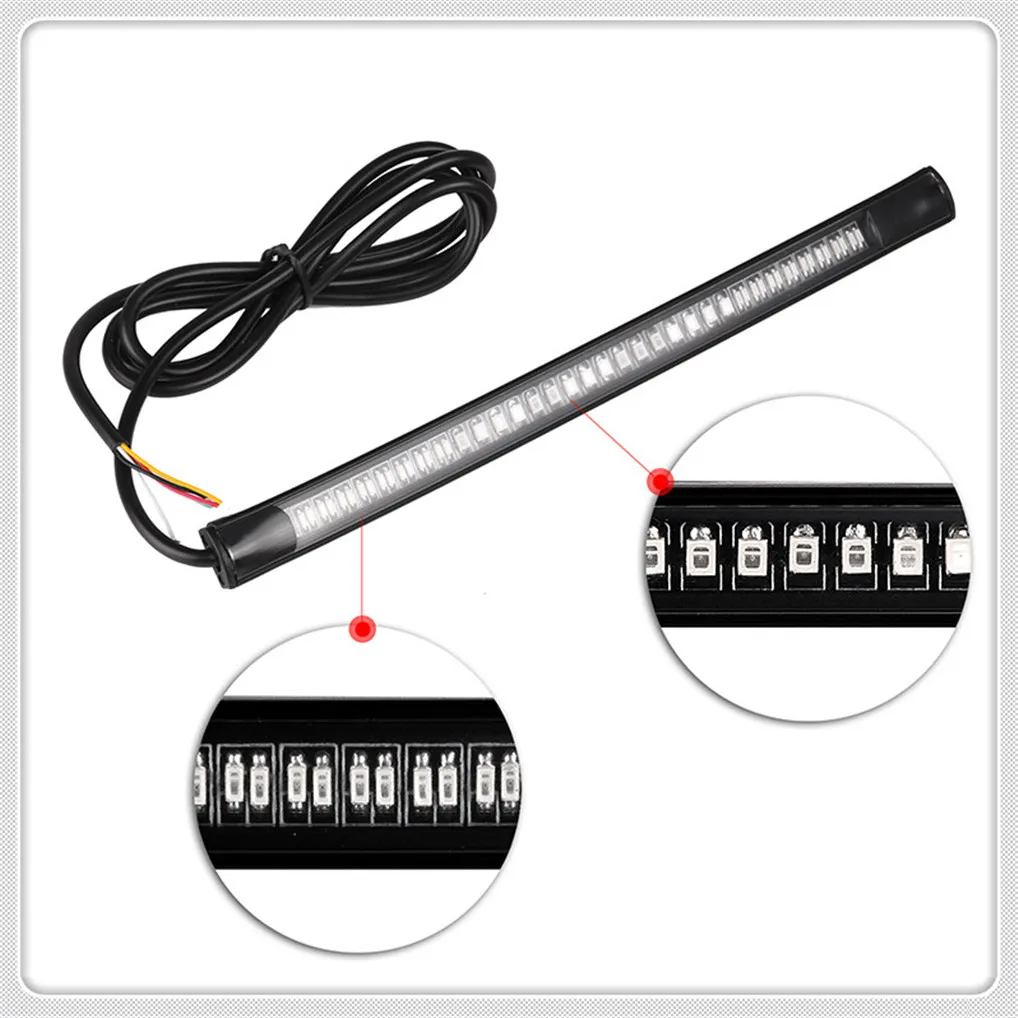 

Motorcycle Strip LED Tail Brake Stop Turn Signal Light for Ducati MONSTER 400 620 MTS 695 696 796 S2R 800 DaRk