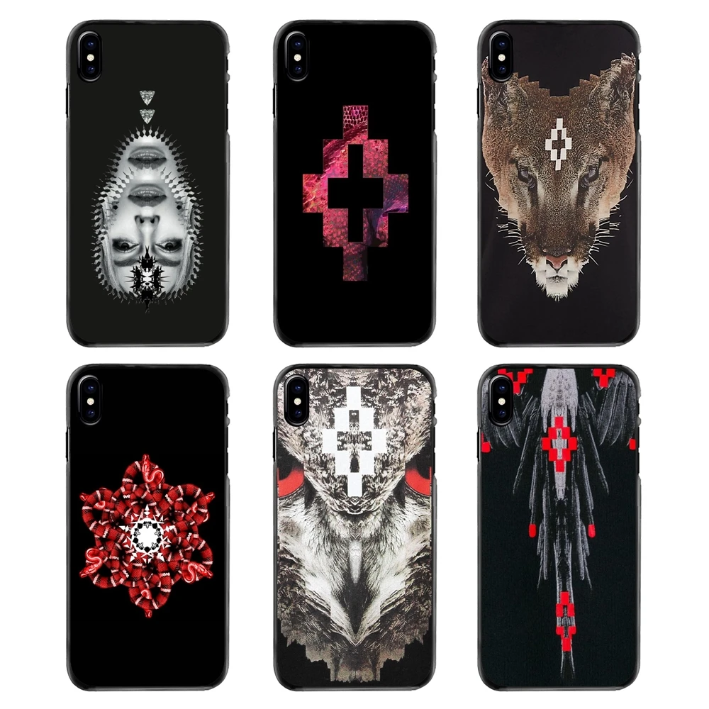

For Samsung Galaxy A3 A5 A7 A8 J1 J2 J3 J5 J7 Prime 2015 2016 2017 Hard Phone Bag Case Marcelo Burlon Colorful Wings Feather Art
