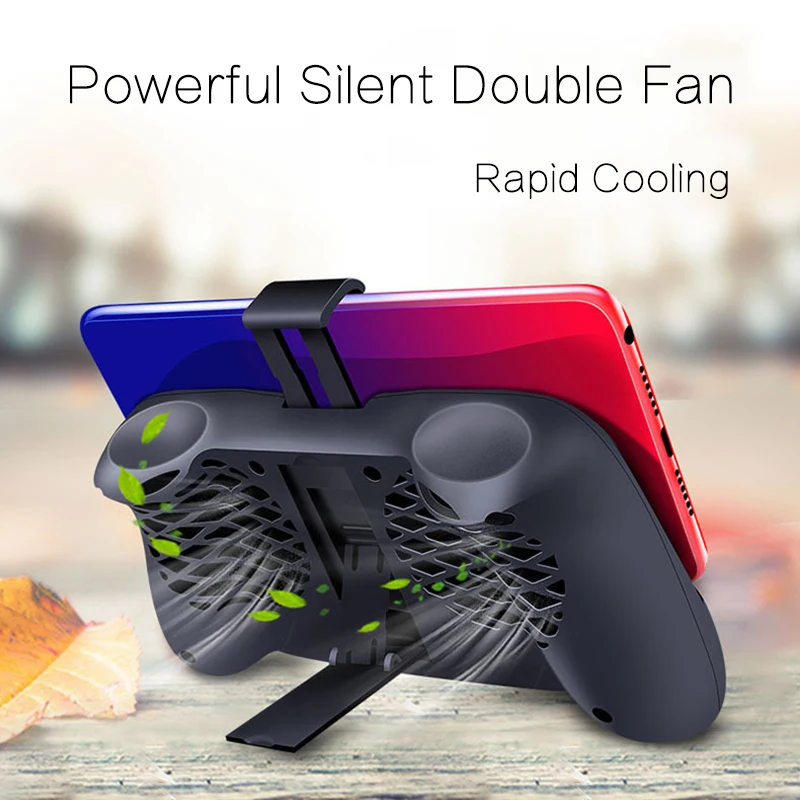 

Gamepad Game Holder Stand Cooling Controller Support Charging with 2000mAh Portable Radiator Mute Fan Heatsink for andriod IOS