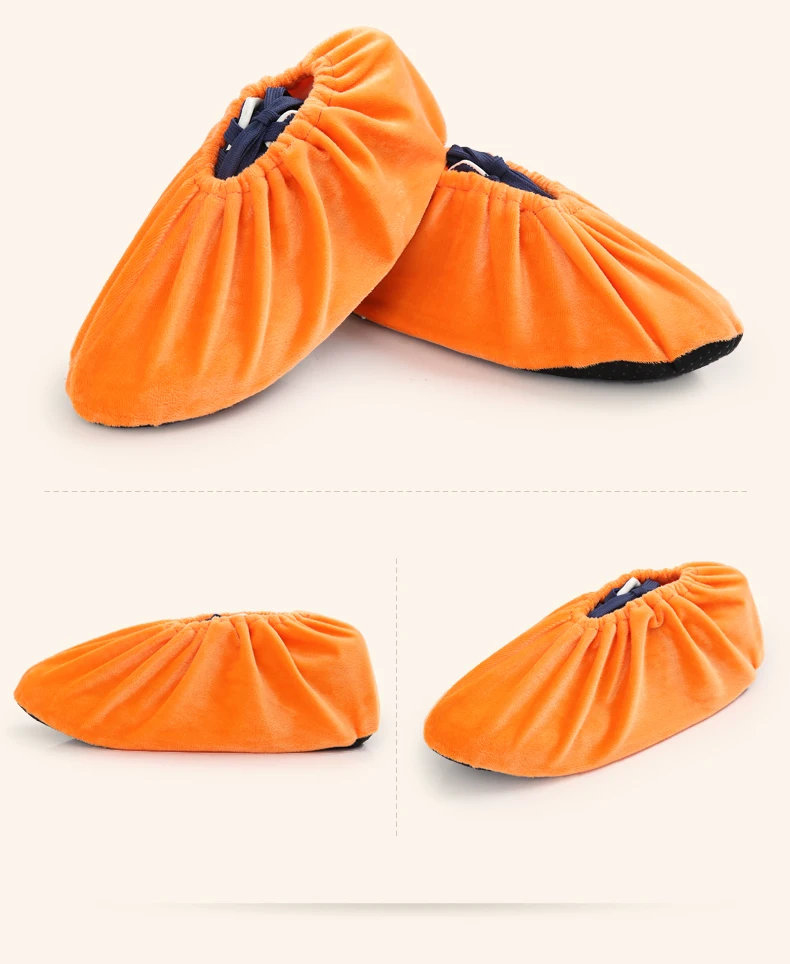 Non-Slip обувь обложки Высокого качества Домой зимние галоши для Взрослых и детей моющиеся обувь карман сумки 1 пар для завода