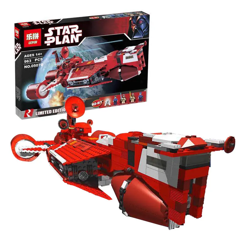 

Lepin 05070 Star War Series The Republic Cruiser Set Children Educational Building Blocks Bricks Toys Model funny Gifts 7665 B58