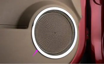 

4*ABS Chrome Door Speaker Ring Frame Cover For Nissan Qashqai 2008 2009 2010 2011 2012 2013