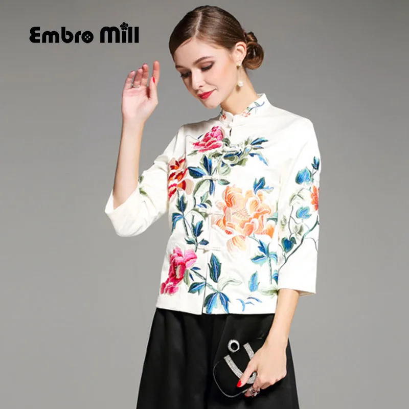 aliexpress buy high quality tops autumn embroidered vintage floral coat aliexpress buy high quality tops autumn embroidered vintage floral coat