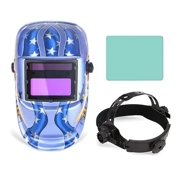 

Eagle Solar Auto Darkening Adjustable Range Electric Welding Mask Welding Cap for MIG MMA Welding Helmet