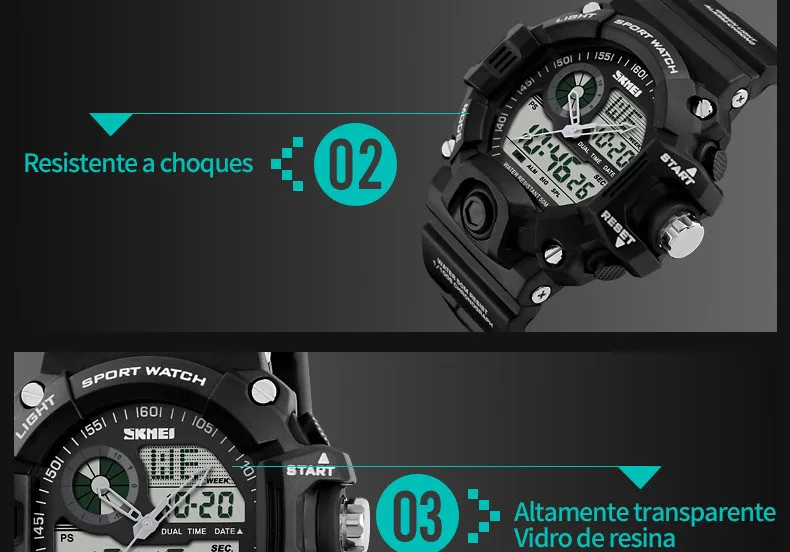 Relógios relógio militar relógio masculino relógio g-shock relógio de pulso relógio casual relógio blindado relógio