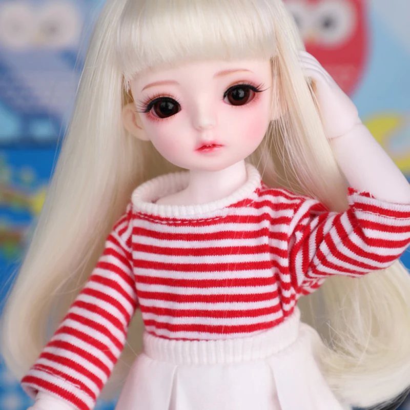 

New Arrival 1/6 BJD Doll BJD/SD Fashion Cute BambiCrony VANILLA Resin Doll With Make Up For Baby Girl Brithday Gift Full Set