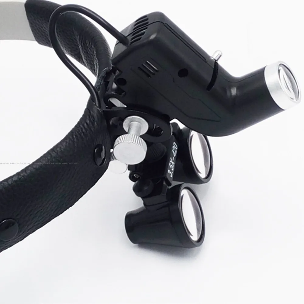 Lupa de Alta Intensidade de Luz Lupa Dental Cirurgião Operação Head Lamp Farol Cirúrgico 3.5x Led 17 High Quality Beleza e saúde