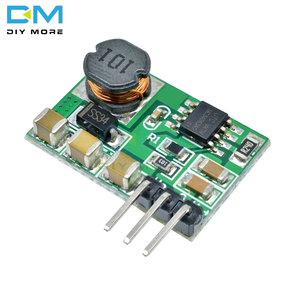 

DC-DC Positive To Negative Step Up/Down Boost Buck Converter 3V~15V to -3.3V -5V -6V -9V -12V -15V with Pin Power Supply Module