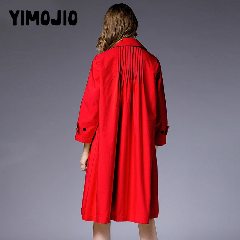 Trench coat Long Trench Spring coat women Casual Slim Trench coat for women Elegant Outside X-long Skirt coat Streetwear Fashion