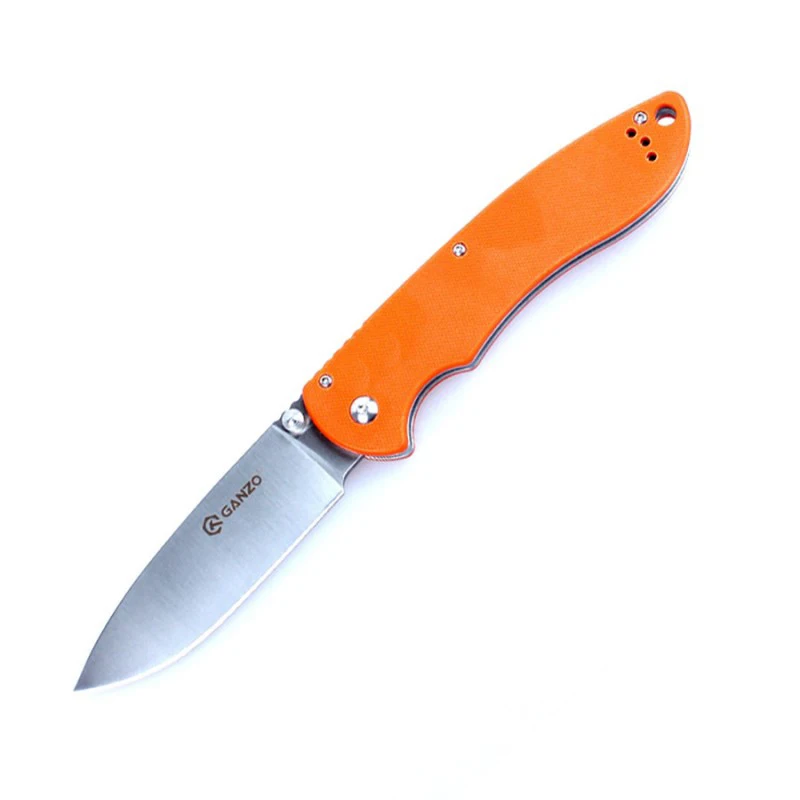 Ganzo Жар-птица складной нож G740/F740 440C Лезвие G10 ручка охотничий Открытый Отдых выживания тактический военный Edc инструменты нож s - Цвет: orange G10