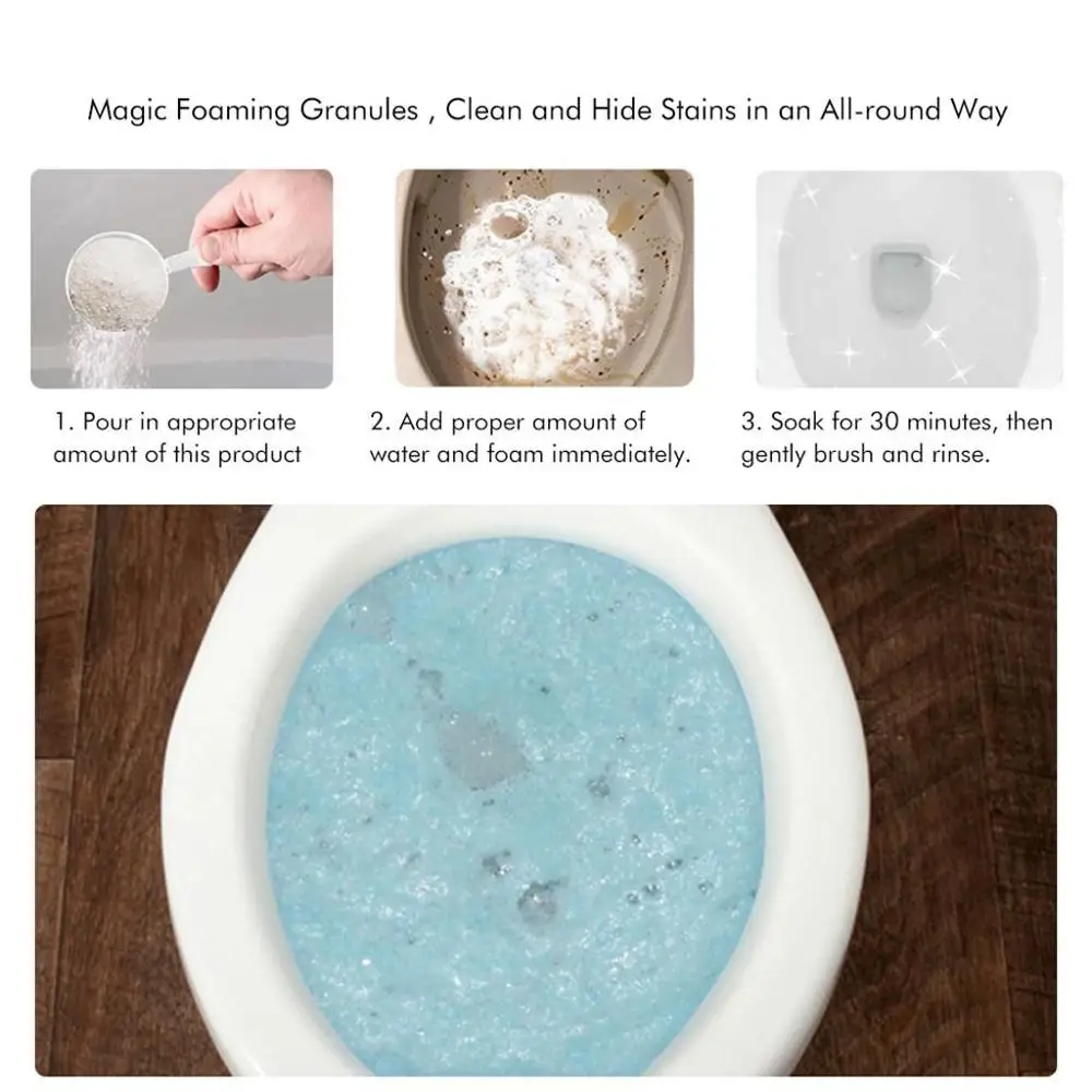 

Strong Effective Toilet Bubble Bomb Cleaner Deep Cleaning Active Decontamination Quick Foaming for Toilet Washing Machin@50