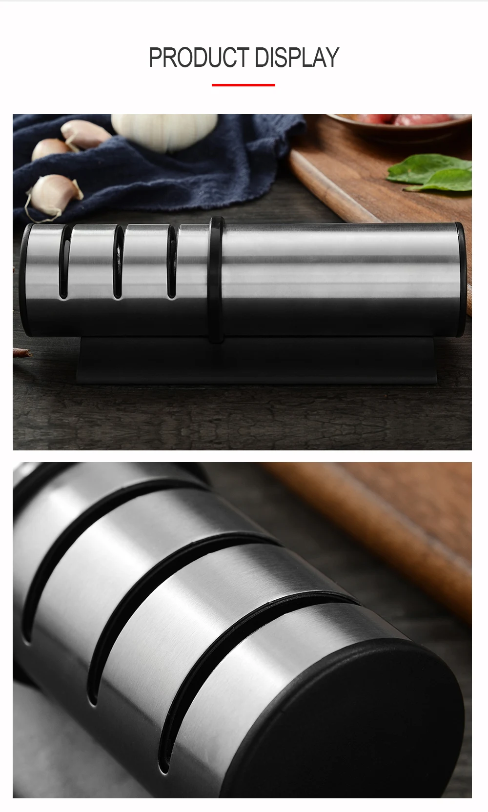 Sowoll 3 в 1 точилка для кухонных ножей для ножниц из нержавеющей стали керамические ножи Заточка инструменты бытовой гостиничный аксессуар