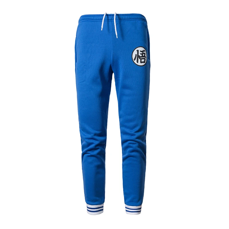 Zogaa, новинка, аниме, спортивные штаны, Z, с карманами, Мужские штаны для бега, мужские, для фитнеса, тренировки, спортивная одежда, брюки, хлопок, облегающие - Цвет: Синий