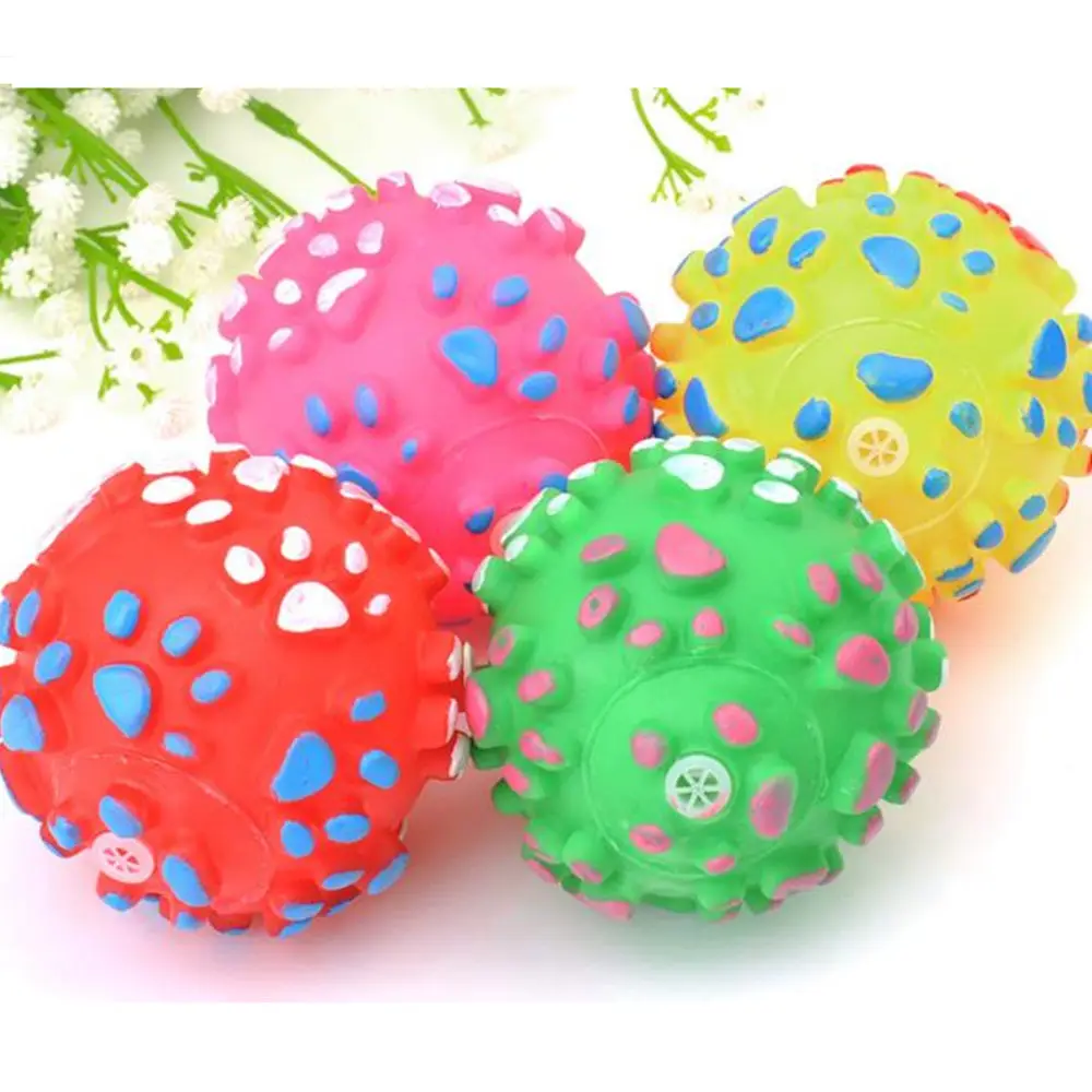 Cheap pet dog balls boys puppy squeak toys For Small Large Dogs Cats 1