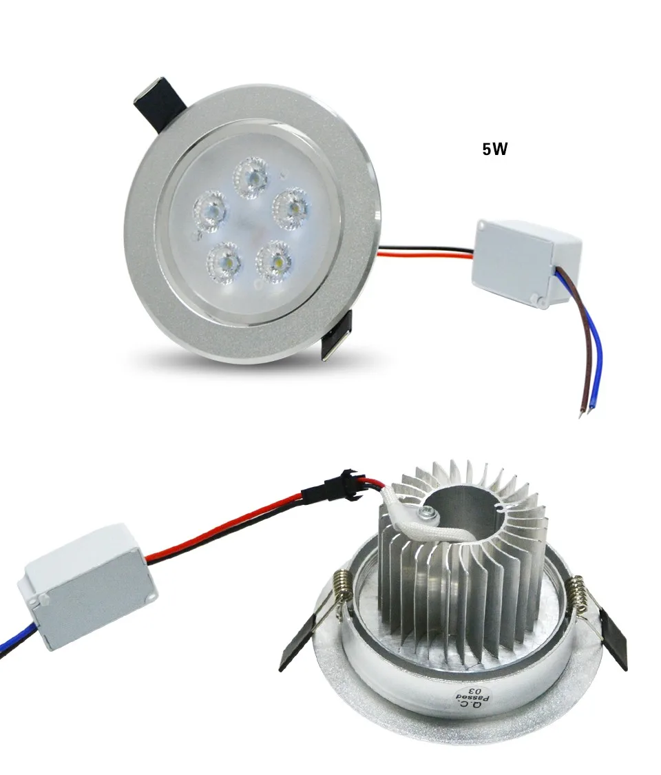 85 В-265 в, 3 Вт, 5 Вт, 7 Вт, 9 Вт, 12 Вт, 15 Вт, 18 Вт, Светодиодный точечный светильник, лампа, встраиваемый светильник, потолочный светильник+ Драйвер для кухни, светильник для прихожей