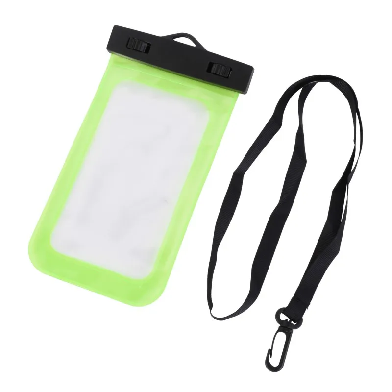 Мульти-стиль круглый зажим Водонепроницаемый мини плавательный мешок для смартфона сенсорный экран сумка уход за телефоном водонепроницаемый контейнер для телефона