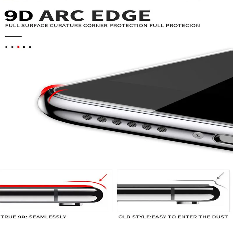 9D Für iPhone 8 7 Plus XS MAX XR 6 6 Plus Gehärtetem Glas Screen Protector Film Für iPhone X XS MAX