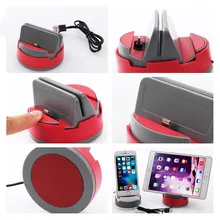 Phone Charger For Lightning USB 2.0 iPhone 6 6S 7 7Plus 5S SE 360 Degree Rotation Charger Dock Stand GPS DVD Car Station Holder