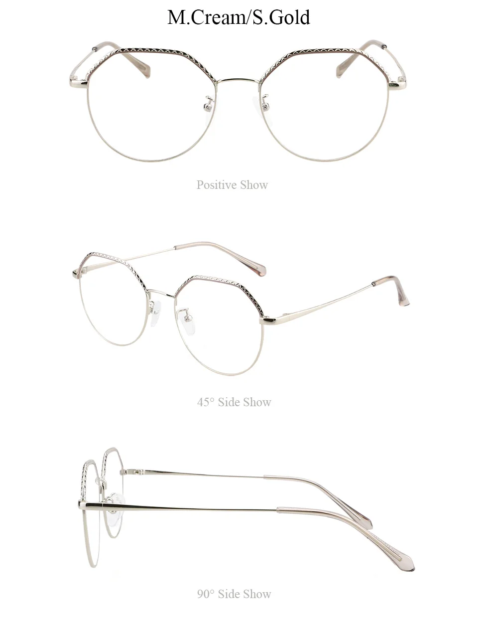 Ясно мундос модные Для мужчин легкие очки Для женщин Винтаж Овальной Металлической очки без рецепта очки для#70047