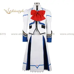 Kisstyle Мода Магические Девушка Лирический Nanoha Takamachi форма COS Костюмы Косплэй костюм, индивидуальные принимаются