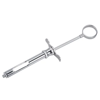 

Stainless Steel 1.8ML Aspirating Syringe Oral Cavity Injection Care Tool Instruments with Head