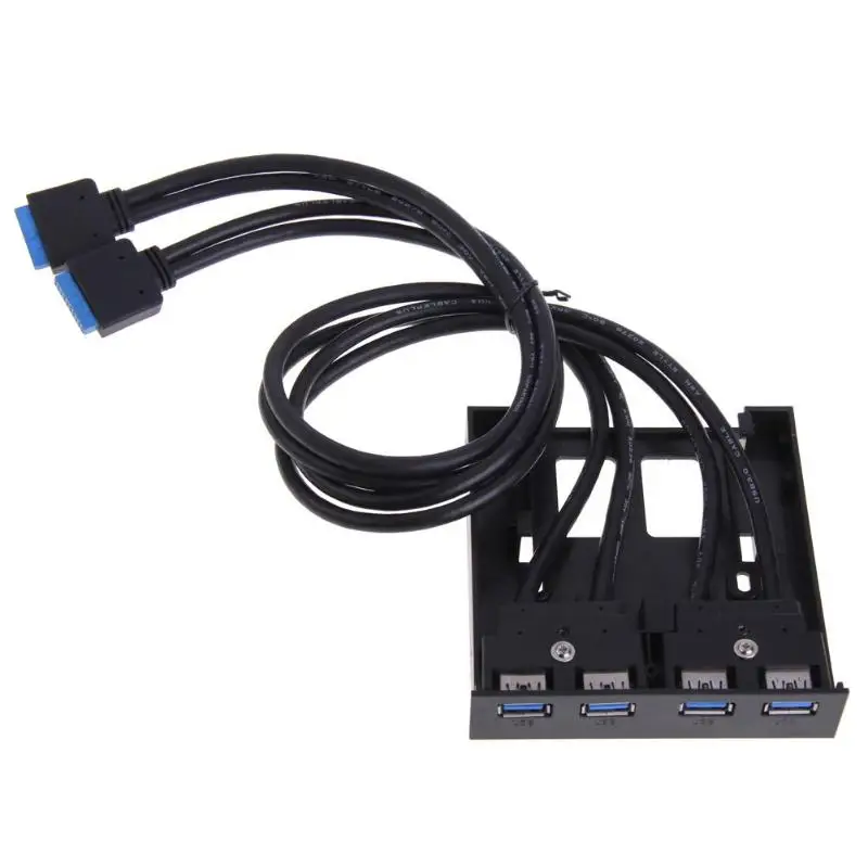 20 контактный 4 порта Мульти USB 2 0 3 сплиттер внутренняя Передняя панель