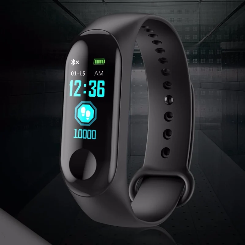 

M3 Smart Band Waterproof Fitness Tracker VS M3 Plus Smart Bracelet Blood Pressure Heart Rate Monitor PK Mi Band 3