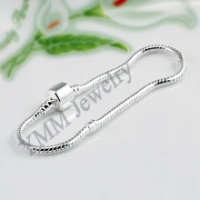 50 шт покрытые серебром цветные браслеты змея цепи европейские браслеты