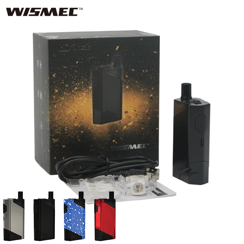 

Wismec HiFlask Pod System Vape Kit with 2100mAh Vape Battery 5.6ml Atomizer Vaporizer Electronic Cigarette