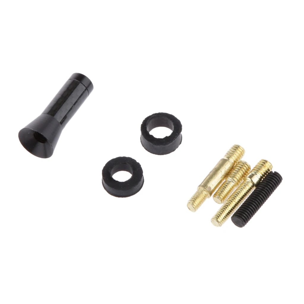 Black 3.5cm Universal Car Mini Carbon Fiber Short Stubby Aerial Antenna | Автомобили и мотоциклы