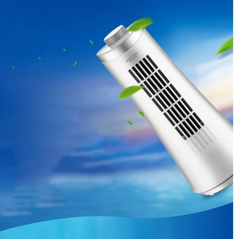 

Creative electric fan Mini tower fan Household type floor silent leafless vertical building 220V 15W