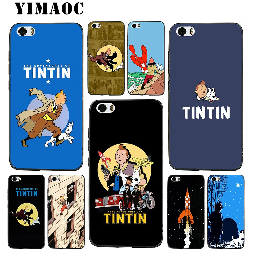 YIMAOC The Adventures of Tintin Soft Silicone Case for Xiaomi Redmi Note 9 Mi 8 Se 7 6 6A A1 A2 4X 4A 5A 5 MAX 3 MiA1 |