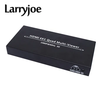 

Larryjoe HDMI 4X1 Quad Multi-Viewer HDMI Quad Screen Real Time Multi-Viewer Splitter Seamless Switcher 1080P 60Hz 3D IR Control