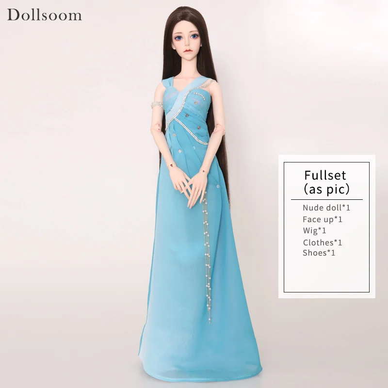 Dollsoom Nephelin 1/3 BJD модель тела из смолы для девочек, куклы, версия человека и Фэнтези - Цвет: Human Fullset as Pic