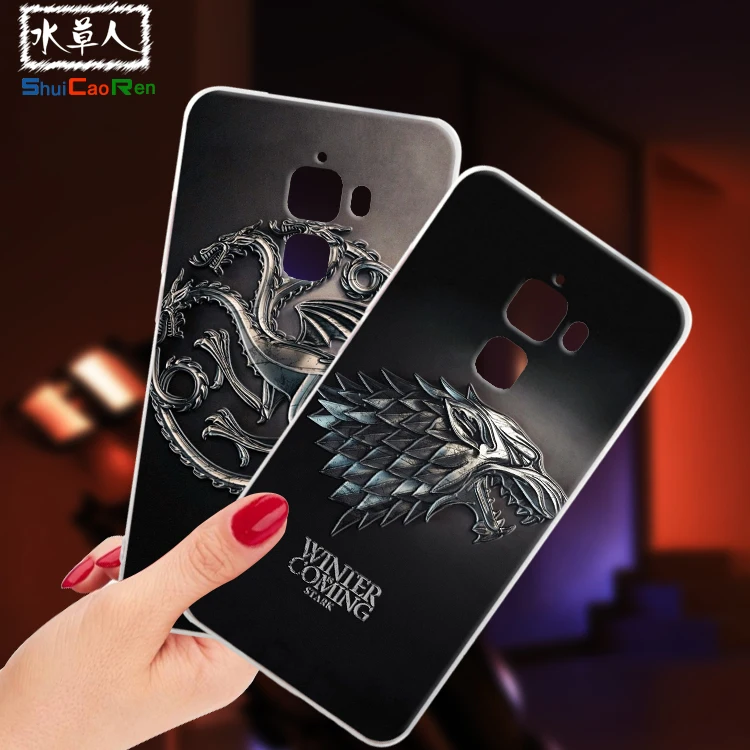 

ShuiCaoRen Silicone Cases For LeEco Le Max Case X900 Game of Thrones Black Shell For LeTV Le Max X900 Cover