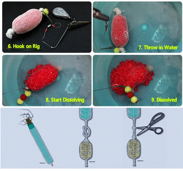 Malla Blanca PVA Malla PVA Para Pesca De Carpa 20m - Disolución Rápida, Ideal Para Cebos, Anchos 25mm O 37mm Malla PVA Pesca