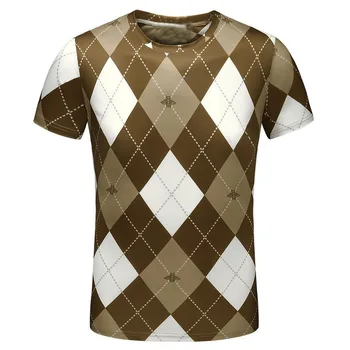 

New High 2019 Men Diamond block Bees T Shirts T-Shirt Hip Hop Skateboard Street Cotton T-Shirts Tee Top Top #J3